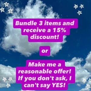 I Love Respectful Offers! Or Bundle 3 items and receive a 15% discount!
